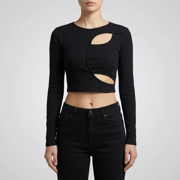 Solid_Cotton_Stretchable_Crop_Top