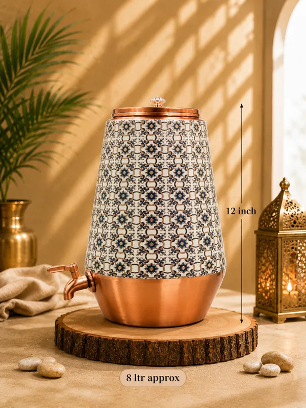 Copper_Ornamental_Pattern_Water_Dispenser