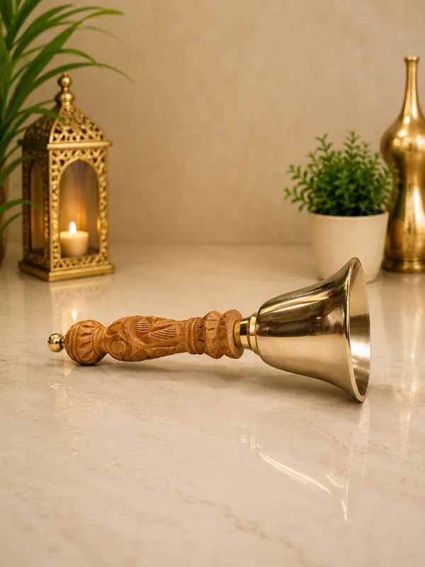 Bronze_Wood_Handle_Traditional_Pooja_Bell_Set