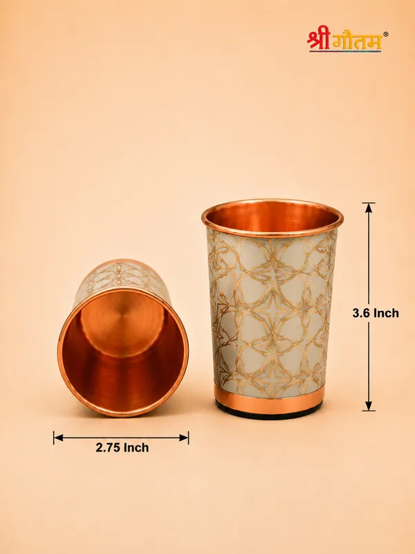 Copper_Modern_Geometric_Pattern_Tumbler_Set_Of_4