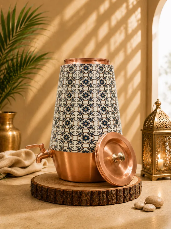 Copper_Ornamental_Pattern_Water_Dispenser