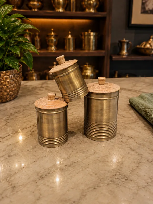 Brass_Wooden_Lid_Kitchen_Storage_Canister_Set_Of_3