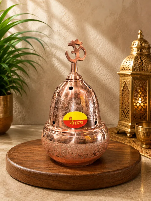 Brass_Om_Floral_Engraved_Dome_Incense_Holder