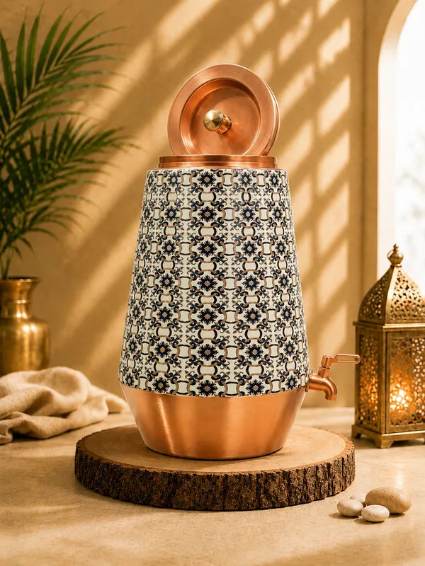 Copper_Ornamental_Pattern_Water_Dispenser