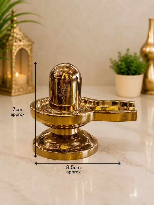 Brass_Gold_Finish_Shiva_Lingam_Pooja_Idol