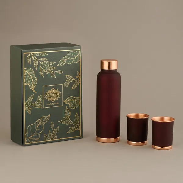 Pure_Copper_Cherry_Finish_Bottle_With_Two_Glasses_Set