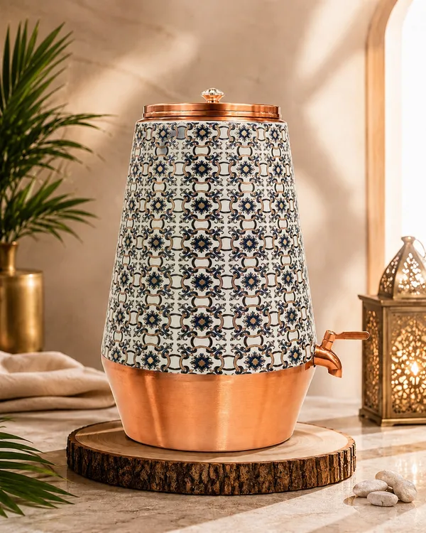 Copper_Ornamental_Pattern_Water_Dispenser