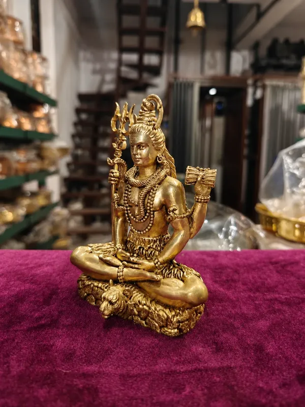 Pure_Brass_Lord_Shiva_Meditating_Idol