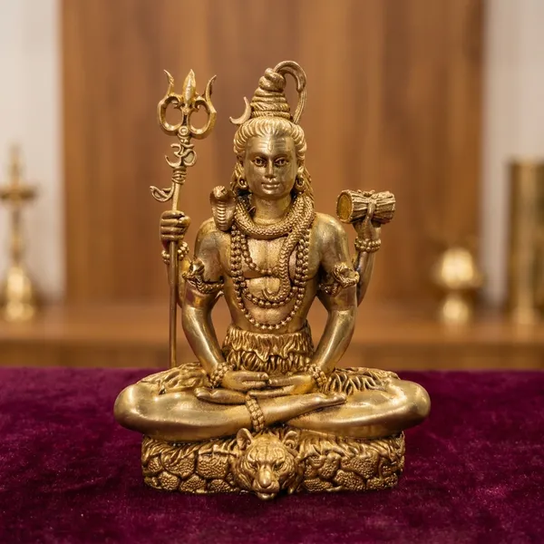 Pure_Brass_Lord_Shiva_Meditating_Idol