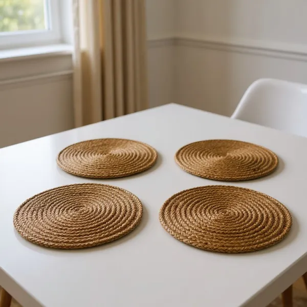 Beige_Trivet_set_of_4_pcs_Polypropylene_Round_9_Inch_