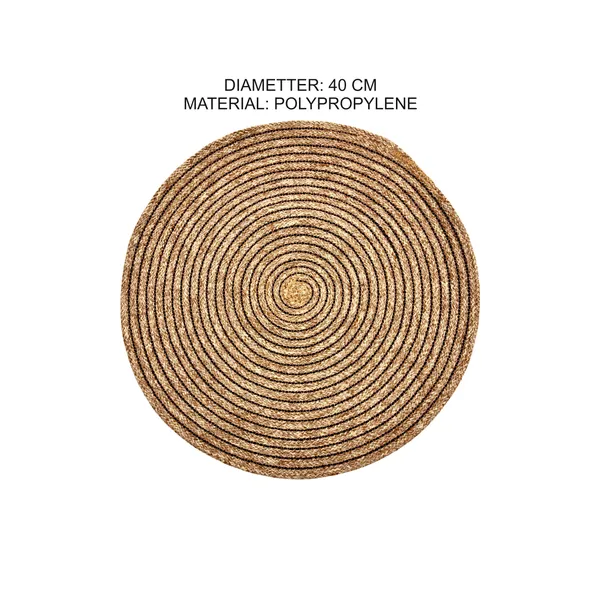 Beige_Polypropylene_Woven_Round_Dining_Placemat_Set_Of_2