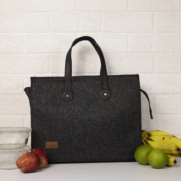 Black_Polyjute_Zip_Closure_Tiffin_/_Tote_Bag_For_Shopping_Medium_size
