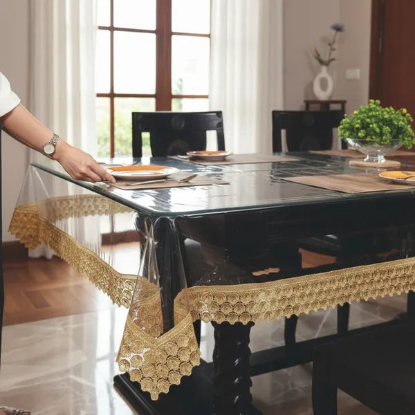 Transparent_Table_Cover_heavy_quality_with_polyester_gold_lace