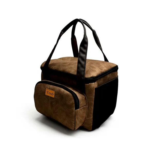Brown_Polyester_Insulated_Lunch_Bag_With_Front_Pocket