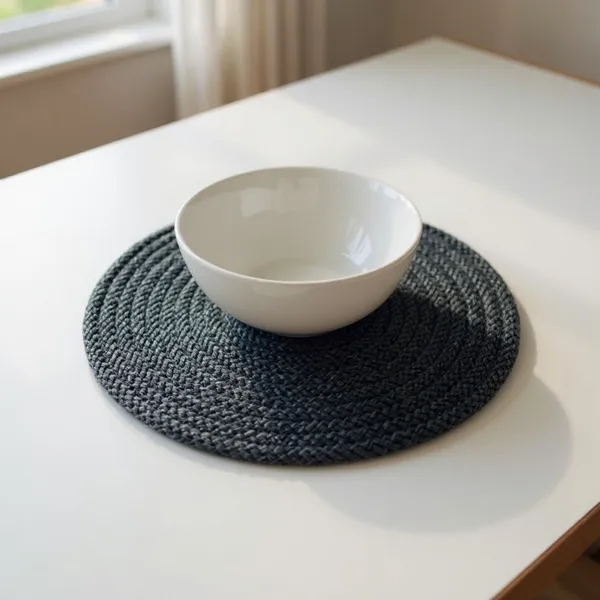 Dark_grey_Trivet_set_of_4_pcs_Polypropylene_Round_9_Inch_