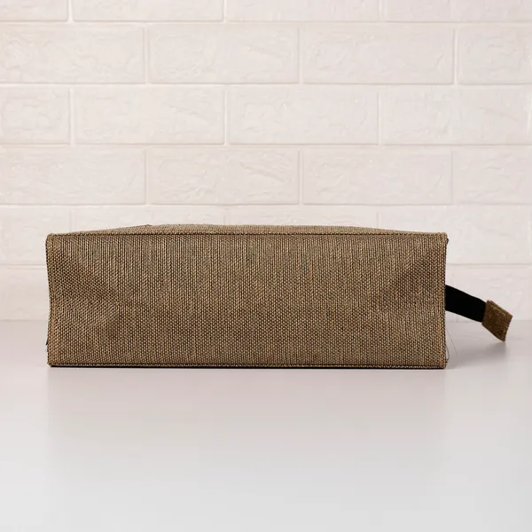Golden_Brown_Polyjute_Zip_Closure_Tiffin_/_Tote_Bag_For_Shopping_Large_size