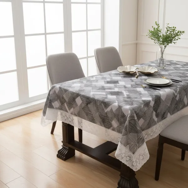 Table_Cover_with_flannel_backing_Pvc_Coated_Geometric_Print_Grey_White_Table_Cover