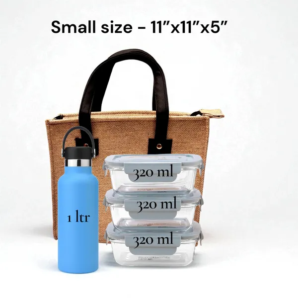 Beige_Polyjute_Structured_Small_Tote_Bag