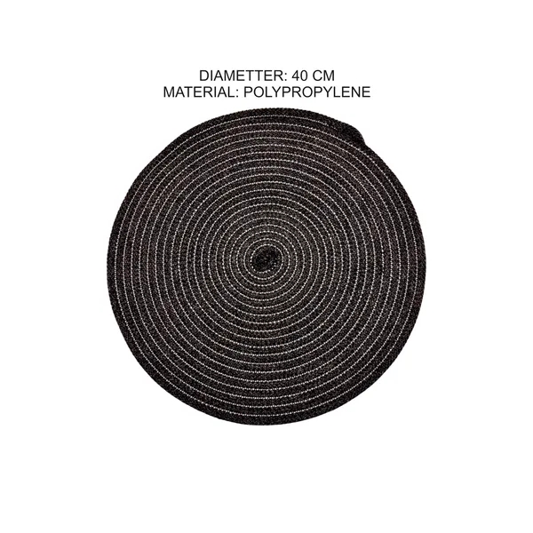 Dark_grey_Polypropylene_braided_Round_Dining_Placemat_Set_Of_2_size:_40_cm