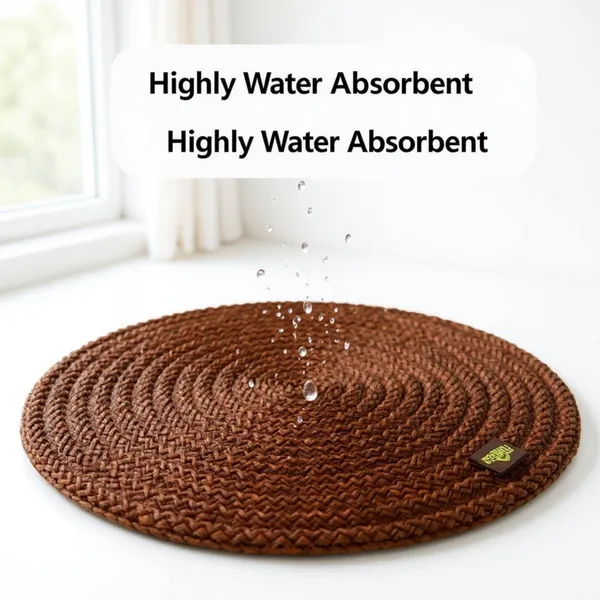 Brown_Trivet_set_of_4_pcs_Polypropylene_Round_9_Inch_