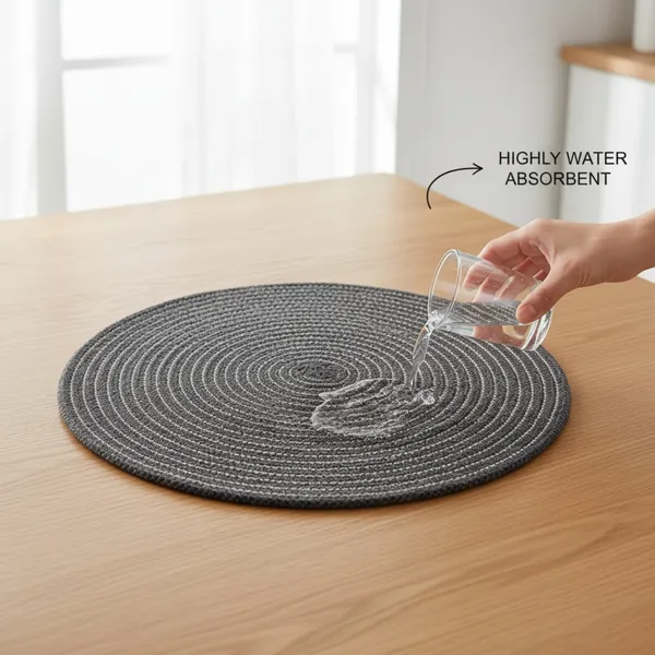 dark_grey_Polypropylene_braided_Round_Dining_Placemat_Set_Of_4_size:_32_cm