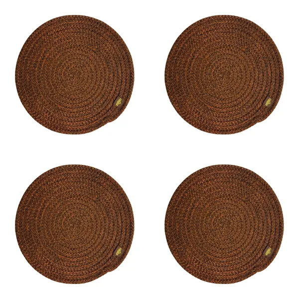 Brown_Trivet_set_of_4_pcs_Polypropylene_Round_9_Inch_