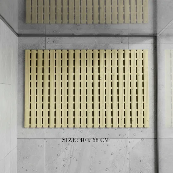 Beige_Pp+Tpr_Anti_Skid_SHOWER_MAT_with_Suction_Cup_40X68_Cm