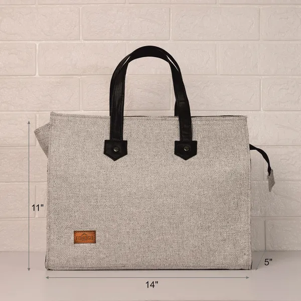 Light_Grey_Polyjute_Zip_Closure_Tiffin_/_Tote_Bag_For_Shopping_Medium_size