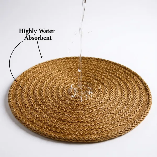 Beige_Trivet_set_of_4_pcs_Polypropylene_Round_9_Inch_