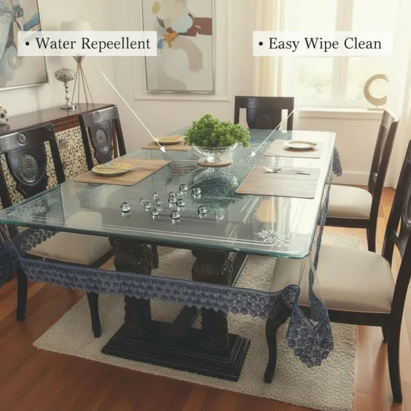 Transparent_Table_Cover_heavy_quality_with_polyester_grey_lace