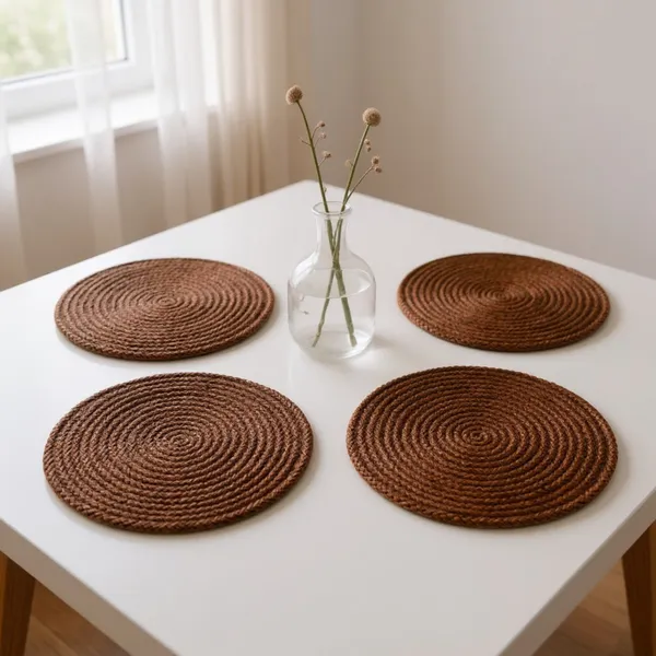Brown_Trivet_set_of_4_pcs_Polypropylene_Round_9_Inch_