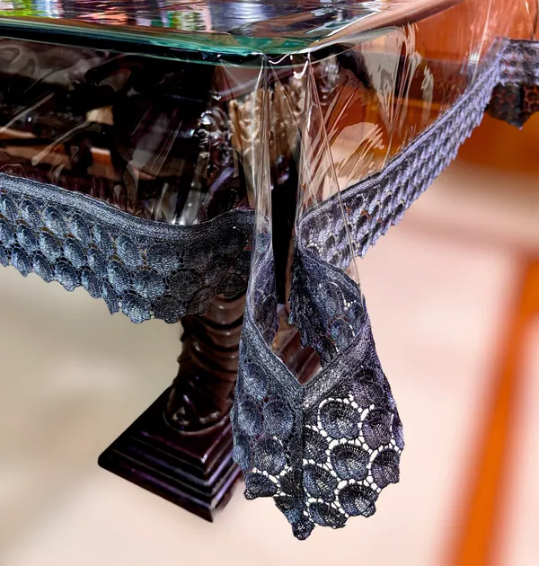 Transparent_Table_Cover_heavy_quality_with_polyester_grey_lace