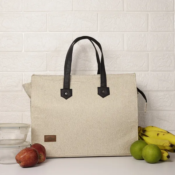 Beige_Polyjute_Zip_Closure_Tiffin_/_Tote_Bag_For_Shopping_Medium_size
