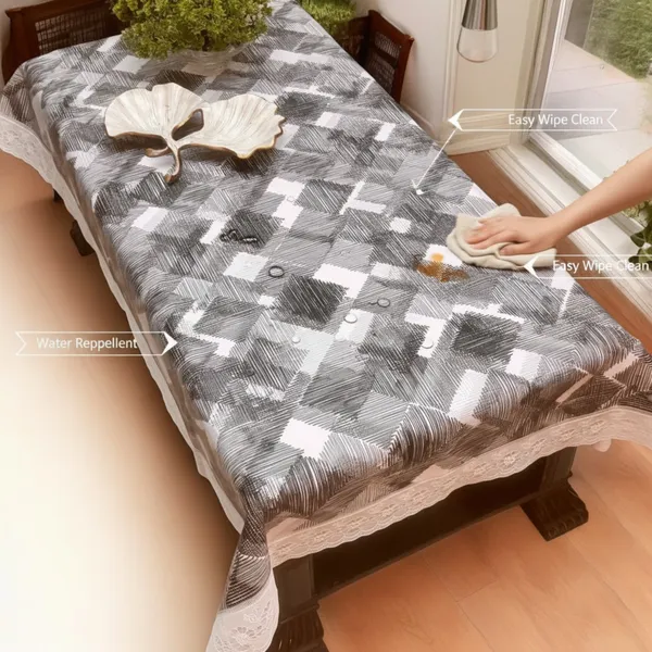 Table_Cover_with_flannel_backing_Pvc_Coated_Geometric_Print_Grey_White_Table_Cover