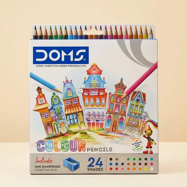 DOMS_24_Shades_Colour_Pencils_with_Sharpener