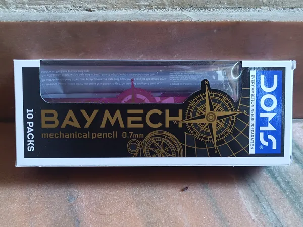DOMS_Baymech_Mechanical_Pencil_(0.7mm,_10_Packs)