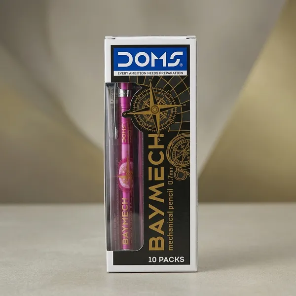 DOMS_Baymech_Mechanical_Pencil_(0.7mm,_10_Packs)