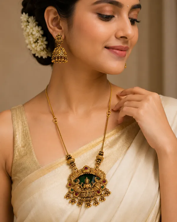 Trending_New_Premium_Quality_Big_Dollar_With_Earrings