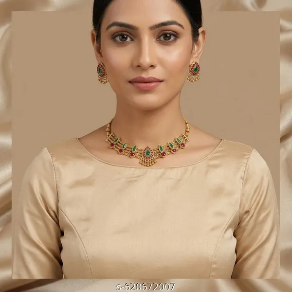 Trending_New_Premium_Quality_Attigai_Necklace_Set_With_Earrings