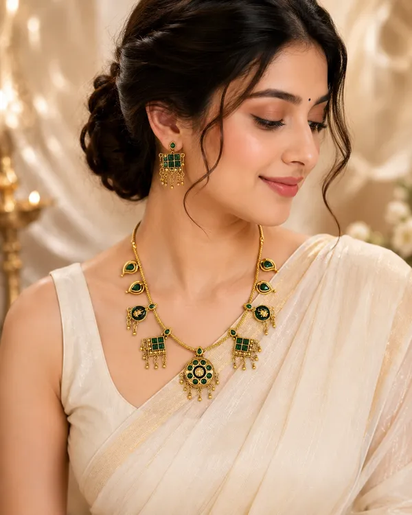 RS1306_Green_Multi_Dollar_Necklace