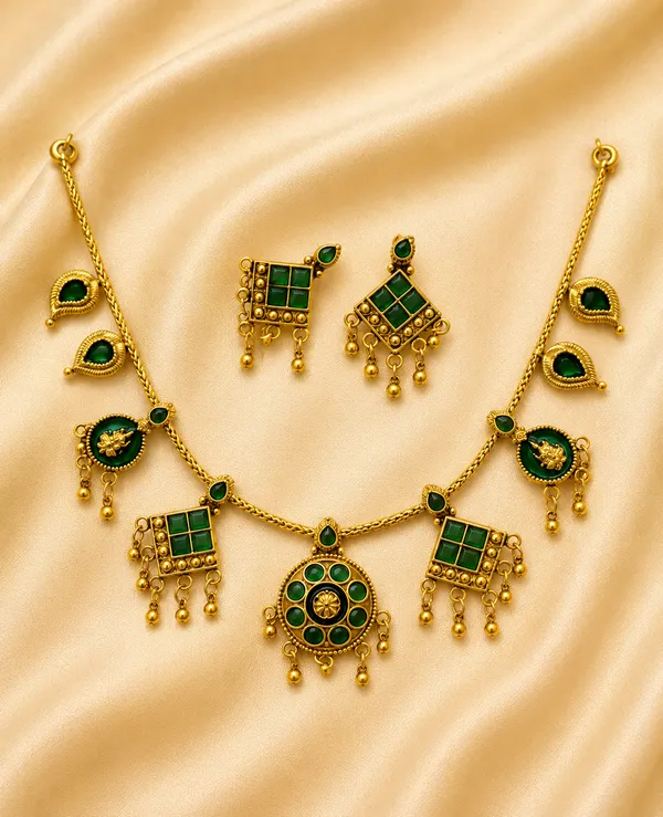 RS1306_Green_Multi_Dollar_Necklace