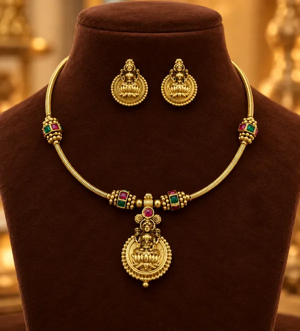 Trending_hasli_choker_gold_plated_