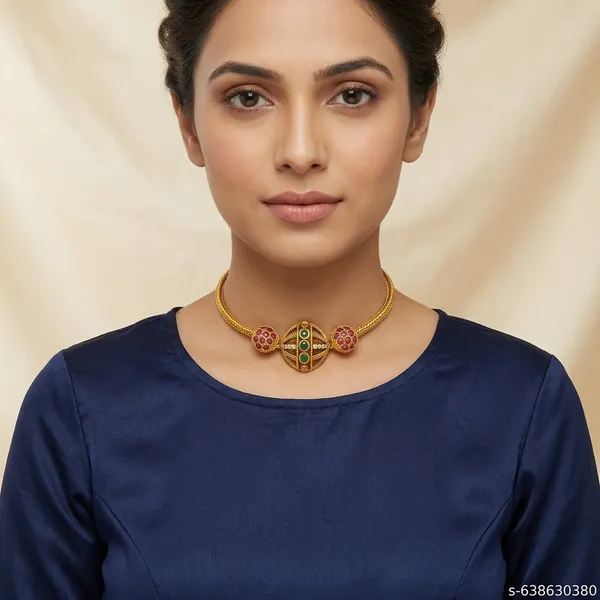 Traditional_Choker_With_Earrings_Trending