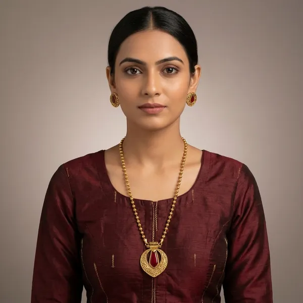 Trending_Premium_Quality_New_Long_Chain_With_Earrings
