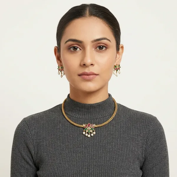 Trending_New_Premium_Quality_Necklace_With_Earrings