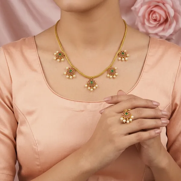 Trending_Premium_Quality_New_Necklace_With_Multi_Colour
