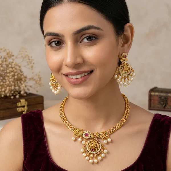 New_Trending_Premium_Quality_Jewellery_Set_With_Earrings
