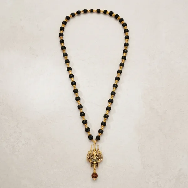 Rudrakashi_Black_Rudraksha_Mala_With_Mahakal_Trishul_Pendent