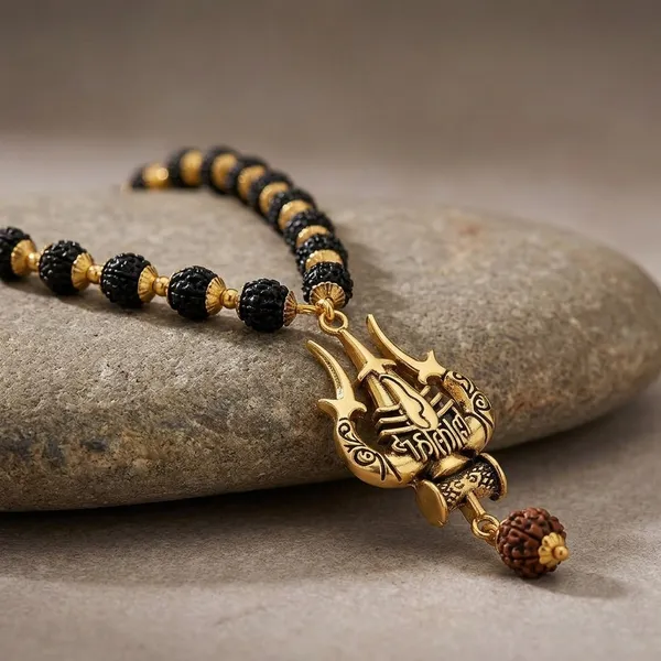 Rudrakashi_Black_Rudraksha_Mala_With_Mahakal_Trishul_Pendent