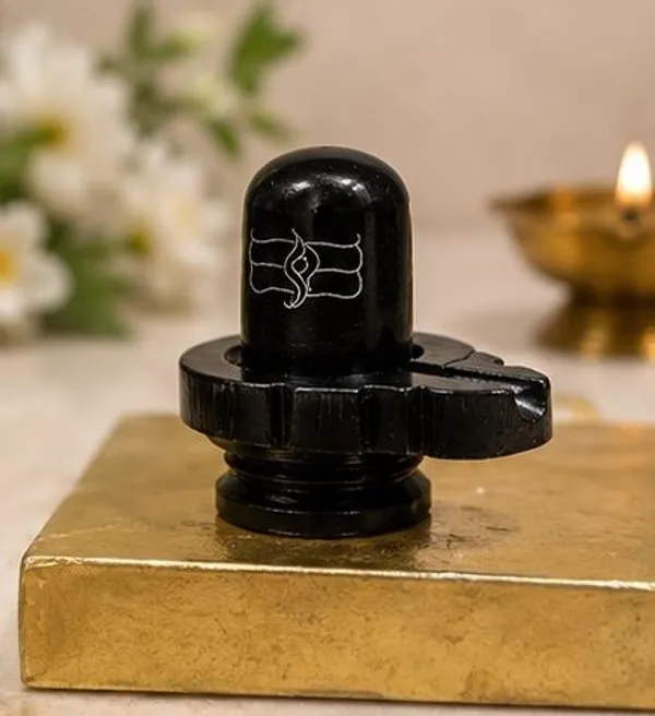 Rudrakashi_Natural_Black_Stone_Shiva_Lingam_For_Home_Temple_Decorative_Showpiece
